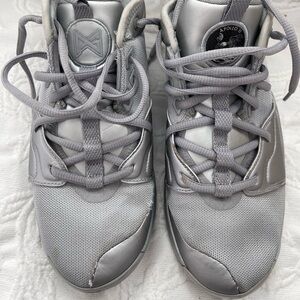 Nike Kids Metallic Gray Sneakers